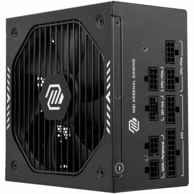 MSI zdroj MAG A750GLS PCIE5/ 750W/ ATX3.1/ akt. PFC/ 7 le...