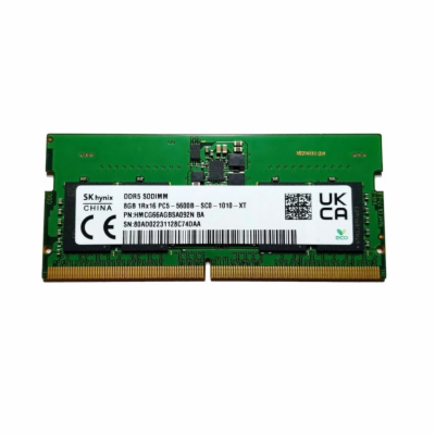 SK Hynix 8GB DDR5 5600MHz CL46 SODIMM Moderní paměť SK Hy...