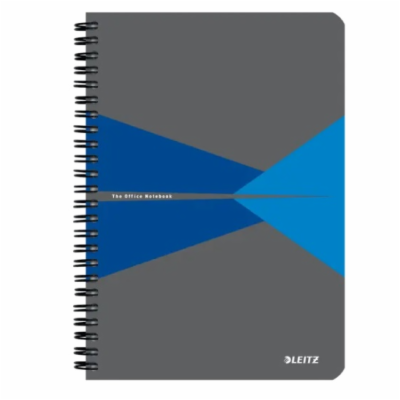Leitz zápisník Office A5 čtverečkovaný, drátěná vazba, PP...