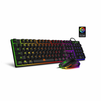 Connect IT Battle Combo herní drátová klávesnice + myš, C...