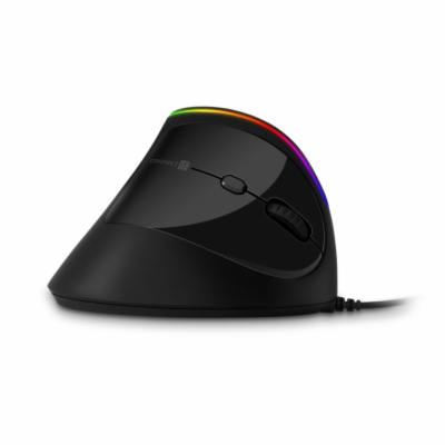 Connect IT Herní RGB ergonomická vertikální drátová myš -...