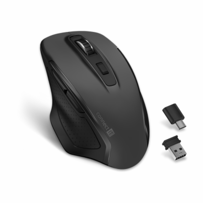 Connect IT Dual SmartSwitch bezdrátová myš, USB-A + C (+1...