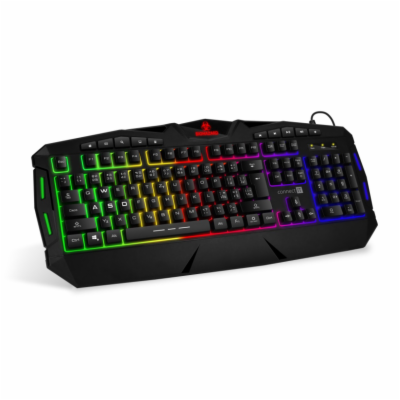 Connect IT Biohazard herní klávesnice, RGB, CZ/SK - černá...