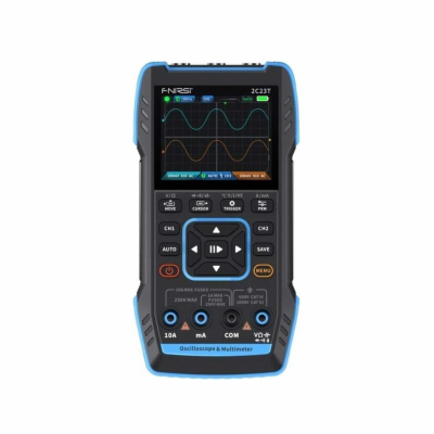Osciloskop, generátor funkcí a multimetr FNIRSI 2C23T, 10MHz