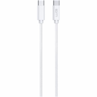 WG - Datový kabel Type-C na Type-C, 2 metry, 3A, 60W, bílá