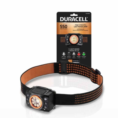 Duracell 550 čelovka s pěti režimy svícení