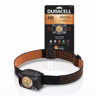 Duracell 450 čelovka s pěti režimy svícení