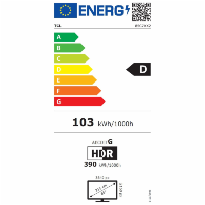 85" TCL 85C7K