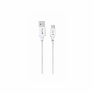iPEAX TPU KABEL USB-A / USB-C 1M, USB 2.0 BÍLÝ