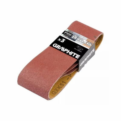 Plátno brusné nekonečný pás 75x533mm P100 GRAPHITE 58T369...