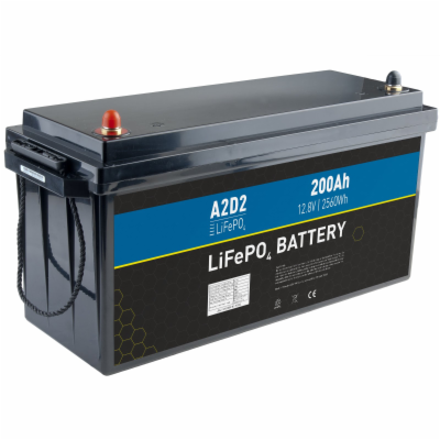 A2D2 baterie LiFePO4 12,8V 200Ah M8 (REPT cells)