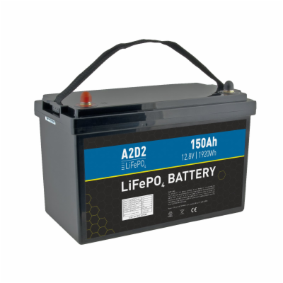 Avacom A2D2 baterie LiFePO4 12,8V 150Ah M8 (REPT cells)