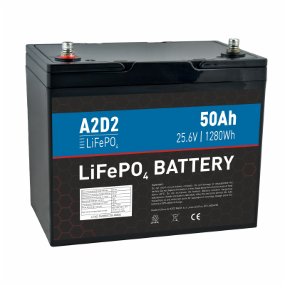 Avacom A2D2 baterie LiFePO4 25,6V 50Ah M8