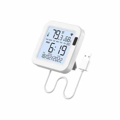 Smart senzor teploty a vlhkosti MOES WSS-FL-TH16-WH WiFi ...