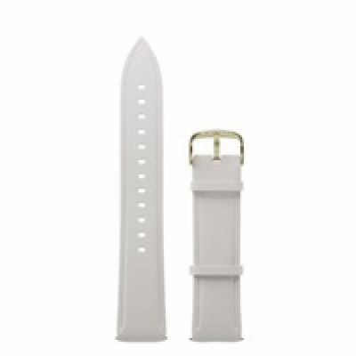 Garett univerzální řemínek 20 mm, bílý, eko kůže