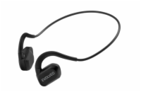 EVOLVEO BonePro, bezdrátová sluchátka na lícní kosti, MP3 32GB, IP68, černá