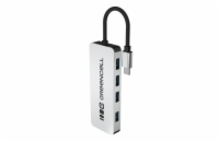 Green Cell USB-C 4v1 HUB (4×USB 3.0) – rychlý přenos 5 Gb/s, hliníkové pouzdro
