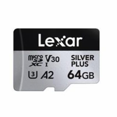 Lexar microSDXC Professional SILVER Plus UHS-I/U3/A2/4K R...