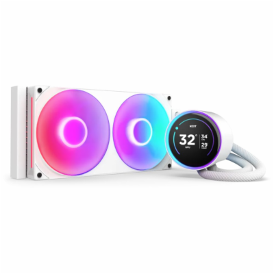 NZXT vodní chladič Kraken 280 ELITE RGB / 2x140mm RGB fan...
