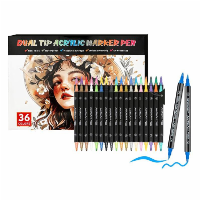 Fixy akrylové LTC LXFA04 36ks