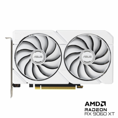 ASUS VGA AMD Radeon RX 9060 XT DUAL 16GB WHITE, RX 9060 X...