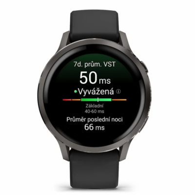 Garmin Venu 4 41mm, Slate a Černý silikonový řemínek
