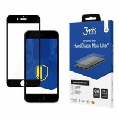 3mk HardGlass Max Lite Black pro Apple iPhone 7/8/SE 2020...