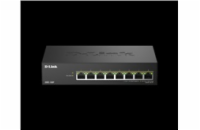 D-Link DMS-108P/E 8 ports 2.5G/MultiGig PoE Unmanaged Switch, Metal