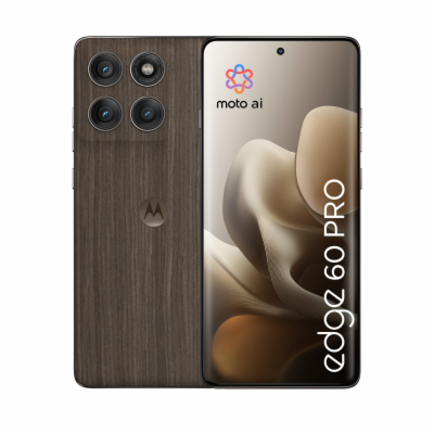 Motorola EDGE 60 Pro - PANTONE Walnut (Wood)   6,7"/ sing...
