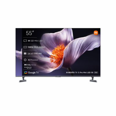 Xiaomi/Smart Display S Pro Mini LED 55 2026/55"/4K UHD/Šedá