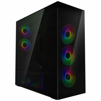ARCTIC Xtender (Black) black window with GPU
