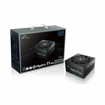 FSP HYDRO Ti PRO/1000W/ATX 3.0/80PLUS Titanium/Modular/Re...