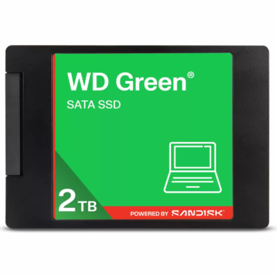 WD GREEN SSD 3D NAND WDS200T5G0A 2TB, SATA III 6 Gb/s, 54...