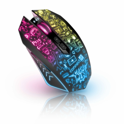 CONNECT IT DOODLE 2 PRO bezdrátová herní myš, 4800 DPI, p...