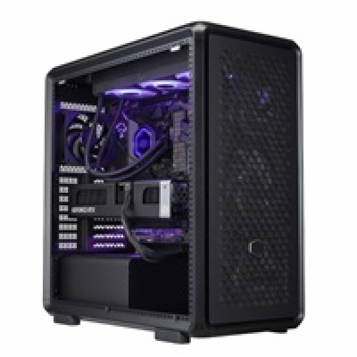 Cooler Master case MasterFrame 600 Black, Průhledná bočni...