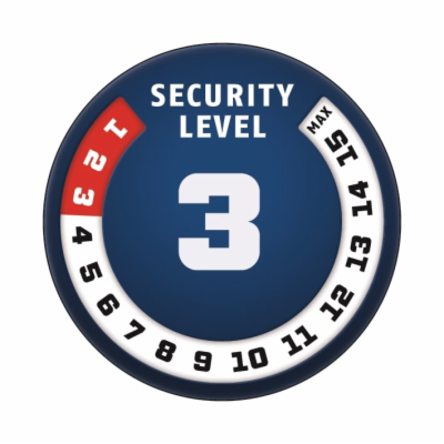 ABUS 4804C/110 black Steel-O-Chain / řetězový zámek