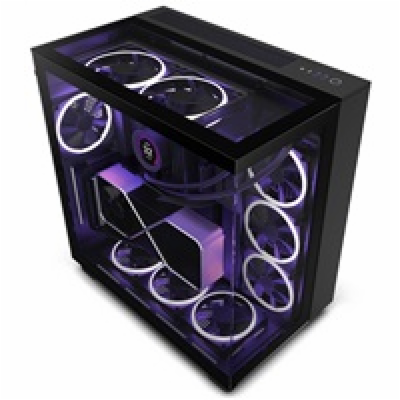 BAZAR - NZXT skříň H9 Elite dvoukomorová ATX / 3xRGB 120 ...
