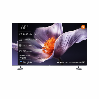 Xiaomi TV S Pro Mini LED 65 2026, 65" 4K UH, Šedá