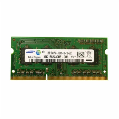 Samsung 2GB DDR3 PC10600 1333MHz SODIMM CL9 Malá DDR3 pam...