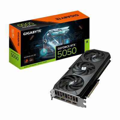 GIGABYTE VGA NVIDIA GeForce RTX 5050 GAMING OC 8G, 8G GDD...