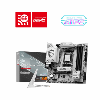 MSI B850M GAMING PLUS WIFI6E/AM5/mATX