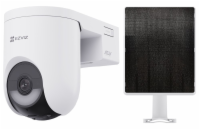EZVIZ IP kamera HB8 Lite 4G kit/ PTZ/ 4G/LTE/ Wi-Fi/ 4Mpix/ krytí IP65/ objektiv 4mm/ IR až 15m/ bílá + solární panel 5W
