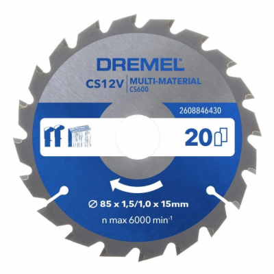 Dremel Pilový kotouč ST MM H 85x15 T20 (2608846430)