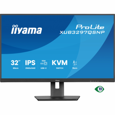 iiyama ProLite/XUB3297QSNP-B1/32"/IPS/QHD/100Hz/1ms/Černá/5R