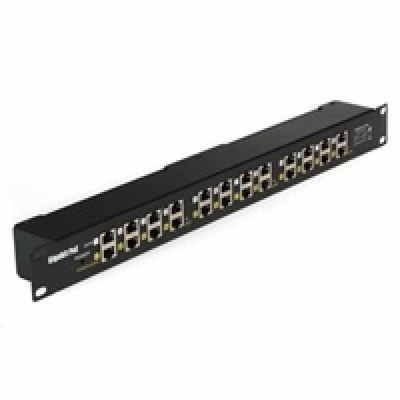 POE injektor aktivní/pasivní - 12x 1 Gb/s, stíněný panel,...