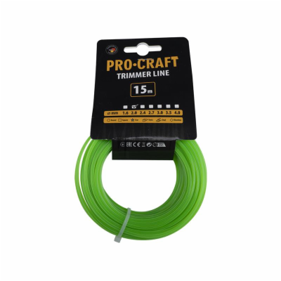 Struna PROCRAFT ZV 2mm 15m hvězdicová