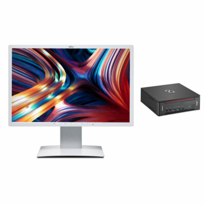 Počítač Fujitsu Esprimo Q958 + Fujitsu B24W-7 LED  Počíta...