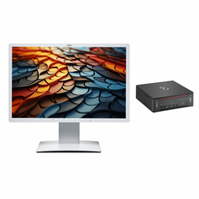 Počítač Fujitsu Esprimo Q958 + Fujitsu B24W-7 LED  Počíta...
