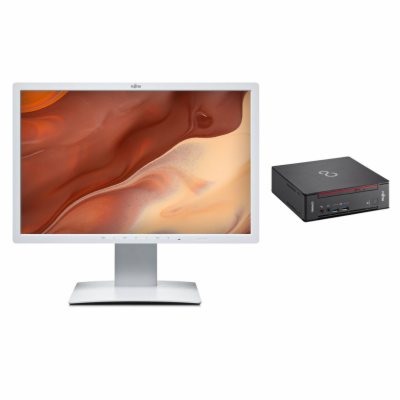Počítač Fujitsu Esprimo Q558 + Fujitsu B24W-7 LED  Počíta...