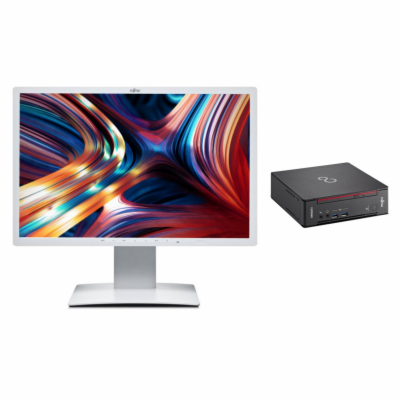 Počítač Fujitsu Esprimo Q558 + Fujitsu B24W-7 LED  Počíta...